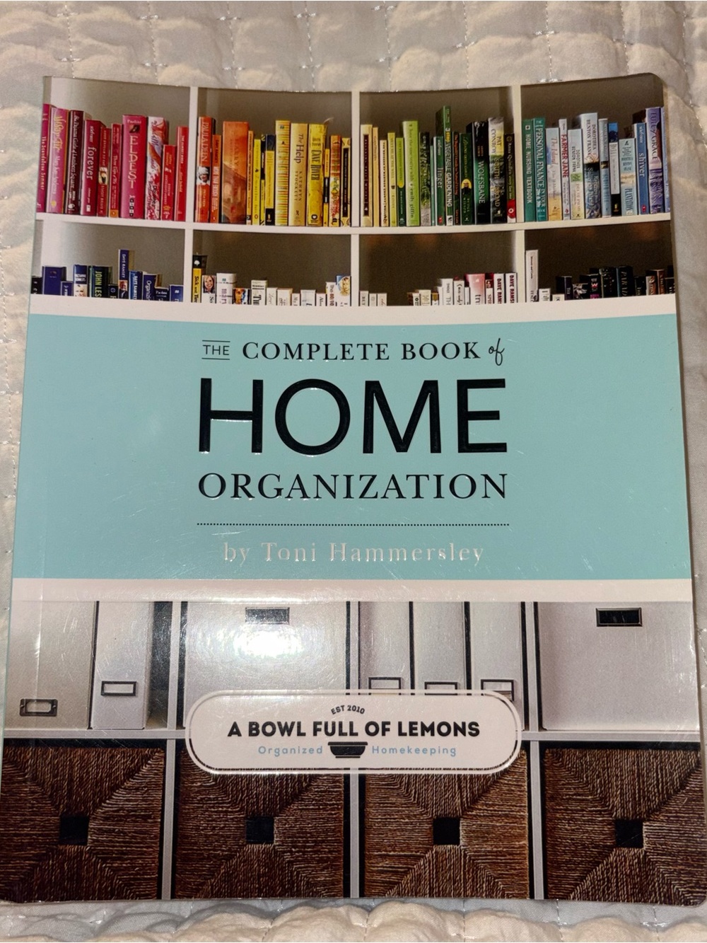 The Complete Book of Home Organization - Aqua Cover